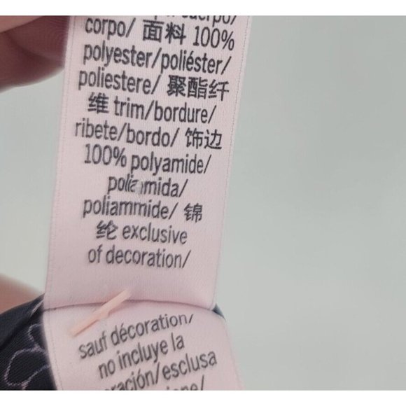 Victoria's Secret Gray Pink Floral Silky Cami Spaghetti Strap Tank Top Size XL - Picture 8 of 8